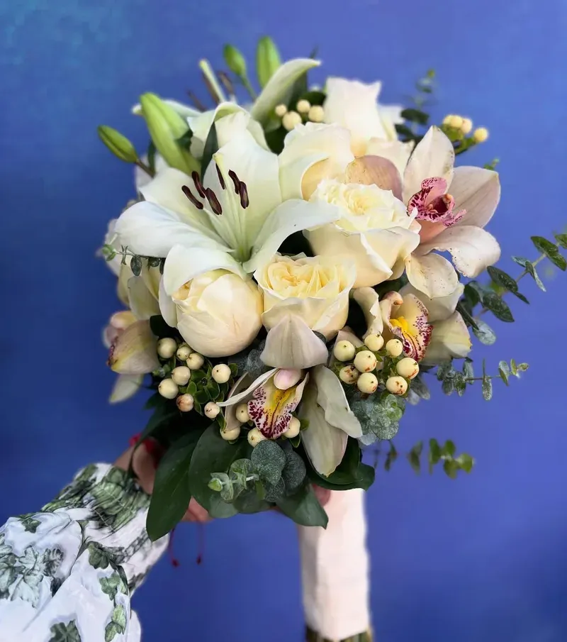 Bouquet de Novia para Boda a domicilio en Manizales — Jardín Primavera Floristería